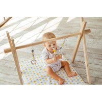 Развивающий коврик BabyGym  - Желто-серый