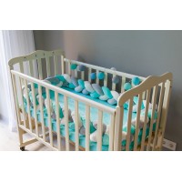 Бортик косичка в детскую кроватку - Tiffany