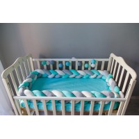 Бортик косичка в детскую кроватку - Tiffany