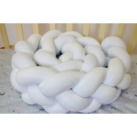 Бортик косичка в детскую кроватку - Cloud XL