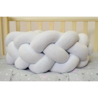 Бортик косичка в детскую кроватку - Cloud XL