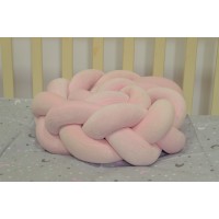 Бортик косичка в детскую кроватку - Pink Dream