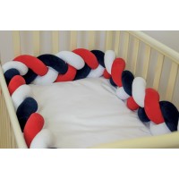 Бортик косичка в детскую кроватку - Amarathe