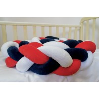 Бортик косичка в детскую кроватку - Amarathe