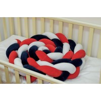 Бортик косичка в детскую кроватку - Amarathe