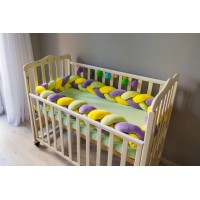 Бортик косичка в детскую кроватку - Little star