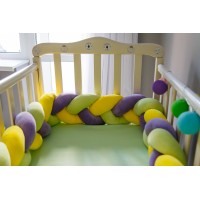 Бортик косичка в детскую кроватку - Little star