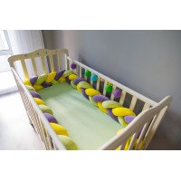 Бортик косичка в детскую кроватку - Little star