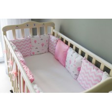 Бортики подушки в детскую кроватку - Princess
