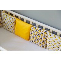 Бортики подушки в детскую кроватку - Honey