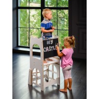 Башня Монтессори регулируемая Tarwus Castle Blackboard